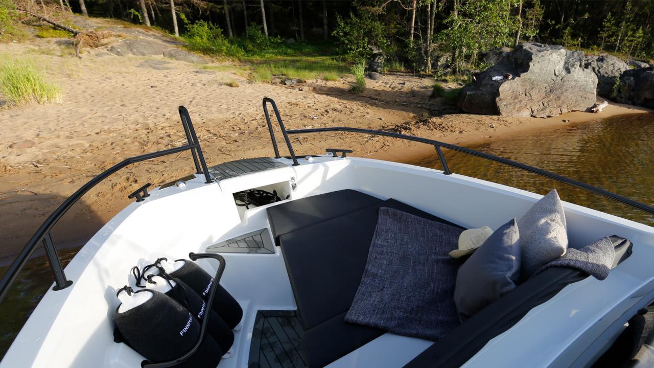 Finnmaster S6 -23 med Yamaha F150 XB -25