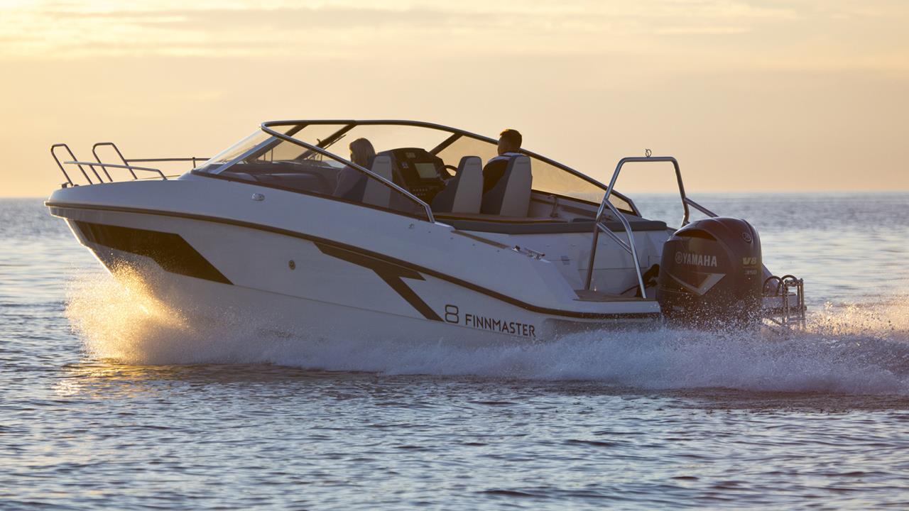 Finnmaster T8 -24 med Yamaha F300 XSB2 Vit -25