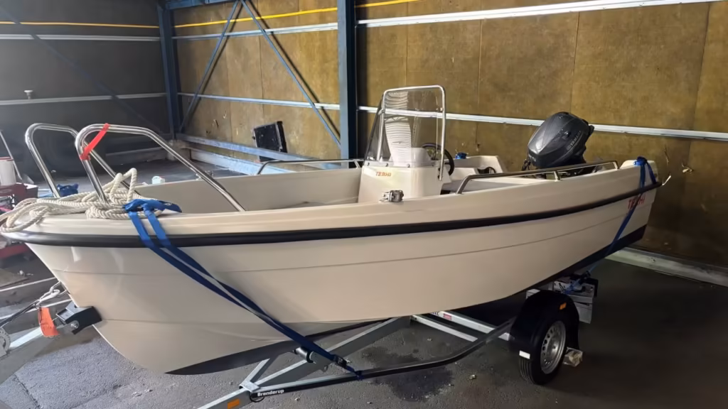 Terhi 450 C -23 med Yamaha F25 GETL -23 ink trailer