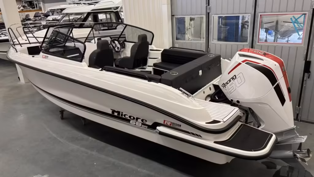 Micore 68BR -25 med Yamaha F150 XCA Elreglage -26 bild 2