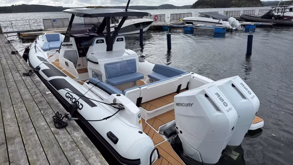 Grand 980 Golden Line med 2x Mercury F 350 V10 JPO.